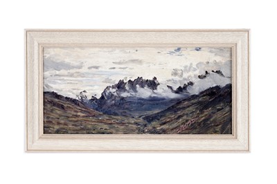 Lot 71 - George Sherwood Hunter - “Cadore, Dolomites” | oil