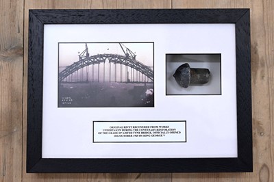 Lot 15 - Original Rivet from The Tyne Bridge – A Piece of Local History