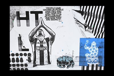 Lot 12 - Jimmy Turrell, Bruno (The Road to Wembley, 2025) Hand Signed and Numbered