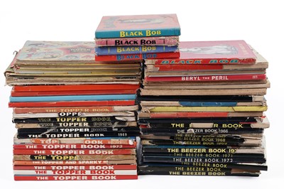 Lot 581 - Beezer and Topper annuals