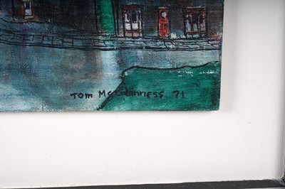 Lot 23 - Tom McGuinness - Northern mining town, overcast | oil