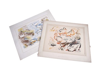 Lot 595A - Russell Reeve - Two studies of ducks | lithographs