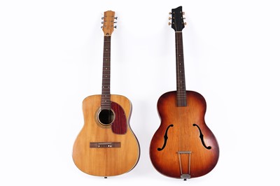 Lot 389 - A Zenith cello guitar; and a JHS guitar