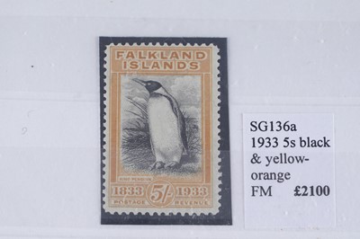 Lot 491 - Falkland Islands: 1933 5s