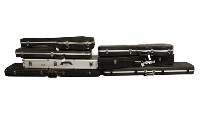 Lot 399 - Seven hard cases for guitar and bass