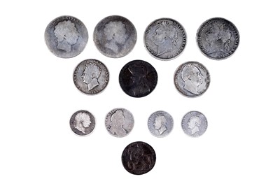 Lot 360 - Georgian and other silver coins
