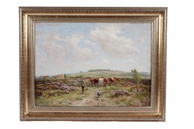 Lot 1599 - 19th Century British School - Crossing the Moors of Ness | oil