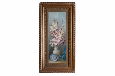 Lot 178 - C. Vasey - Still life study of gladioli | watercolour