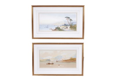 Lot 1648 - Edwin St. John / (Frank Catano) - A pair of Italian lake scenes | watercolour