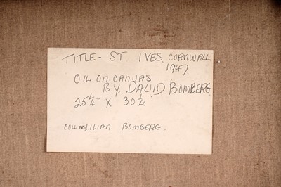 Lot 130 - David Bomberg - St. Ives, Cornwall | oil