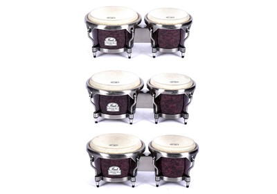 Lot 417 - Three Pearl Percussion Primero Pro Series bongos