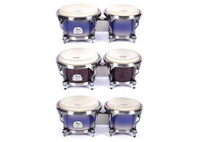 Lot 418 - Three Pearl Percussion Primero Pro Series bongos