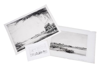 Lot 572 - William Palmer Robins – Three studies | etching
