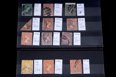 Lot 496 - Falkland Islands: 1878-1902 used selection