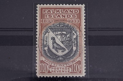 Lot 498 - Falkland Islands: 1933 10s fine used