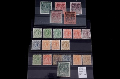 Lot 503 - Commonwealth, Falkland Islands: 1912-20 set; and 1921-28 part set
