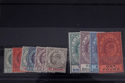 Lot 514 - Gibraltar: 1903 set, 1/2d. to £1