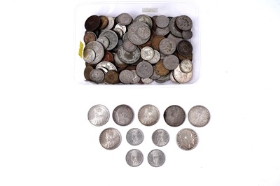 Lot 231 - A selection of Indian and British coinage