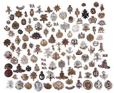 Lot 693 - A selection of British and other regimental cap badges