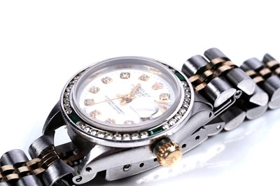 Lot 757 - Rolex Oyster Perpetual Datejust: a lady's automatic superlative chronometer wristwatch