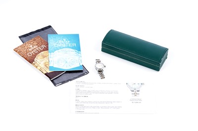 Lot 757 - Rolex Oyster Perpetual Datejust: a lady's automatic superlative chronometer wristwatch