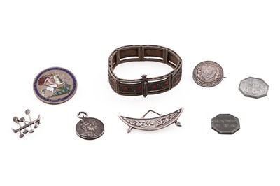 Lot 382 - An early Victorian Scottish lead alloy “Communion token”; and other items
