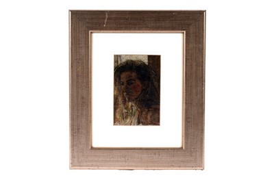 Lot 530 - *. Churchill - Portrait of a woman | mixed media