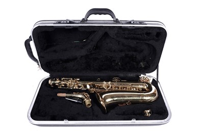 Lot 34 - An Elkhart series II alto saxophone