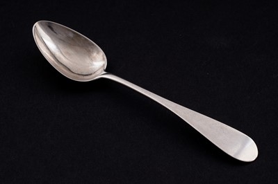 Lot 413 - A Scottish provincial silver teaspoon