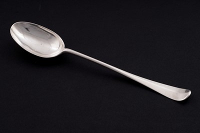 Lot 415 - A George III Scottish silver serving spoon