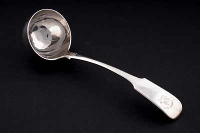 Lot 420 - A Scottish provincial silver ladle