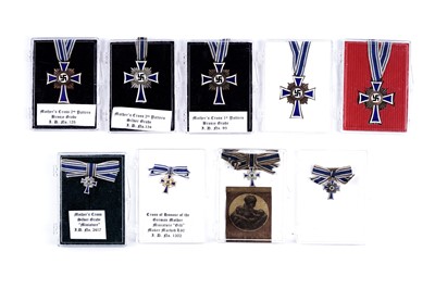 Lot 860 - German Third Reich period Mother's Crosses