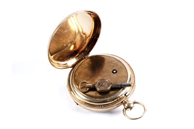Lot 802 - John Vincent: an 18ct yellow gold cased open faced pocket watch