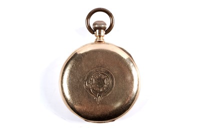Lot 801 - American Watch Co., Waltham Massachusetts: an 18ct yellow gold cased open faced pocket watch