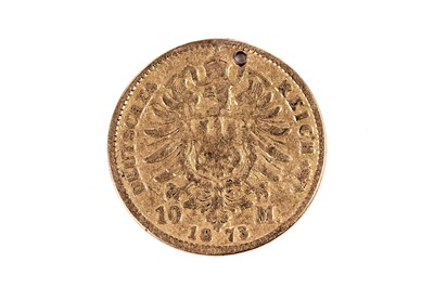 Lot 242 - German, Wilhelm I: a gold 10 mark coin