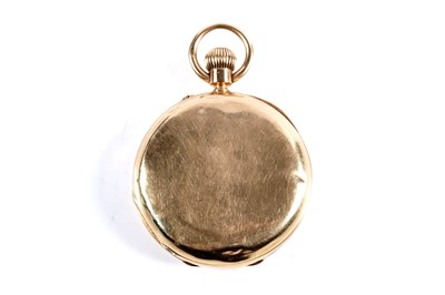 Lot 803 - M.J. Russell, London: an 18ct yellow gold cased hunter pocket watch