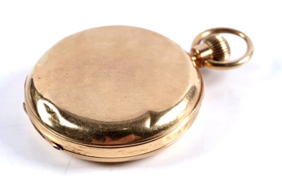 Lot 803 - M.J. Russell, London: an 18ct yellow gold cased hunter pocket watch