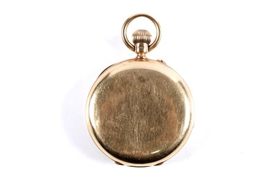 Lot 803 - M.J. Russell, London: an 18ct yellow gold cased hunter pocket watch
