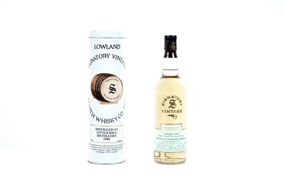 Lot 1041 - Littlemill 1990 Signatory Vintage 13 Year Old Single Malt Whisky