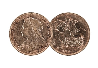 Lot 291 - Queen Victoria gold sovereign, 1897