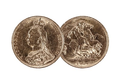 Lot 294 - Queen Victoria gold sovereign, 1887