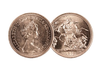 Lot 316 - Queen Elizabeth II gold sovereign, 1979
