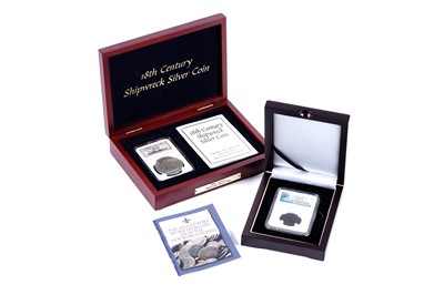 Lot 368 - 18th Century Shipwreck El Cazador 8-reales; and another