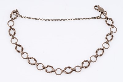 Lot 176 - A 9ct yellow gold bracelet