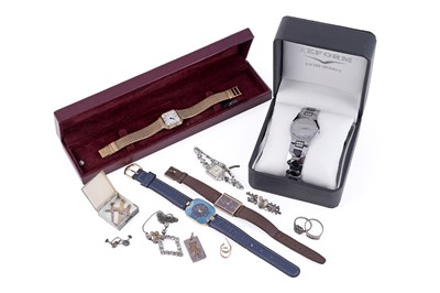Lot 187 - A selection of jewellery and watches