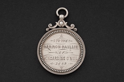 Lot 664 - A Victorian Scottish silver prize medal