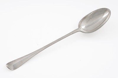 Lot 611 - A rare George II Scottish silver hash spoon