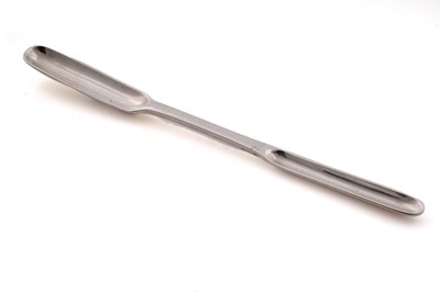 Lot 547 - A George III Scottish provincial silver marrow scoop