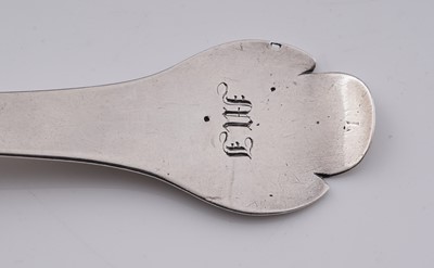 Lot 558 - A rare William and Mary Scottish silver trefid spoon