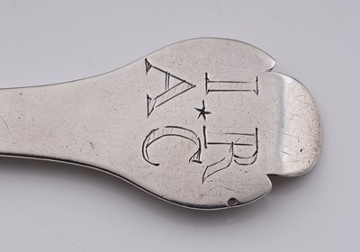 Lot 558 - A rare William and Mary Scottish silver trefid spoon